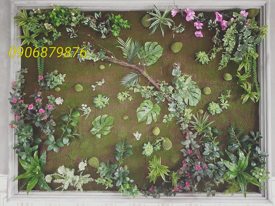 1m2 tường cây giả bao nhiêu tiền, đơn giá thi công 1m2 tường cây, tường cỏ nhân tạo