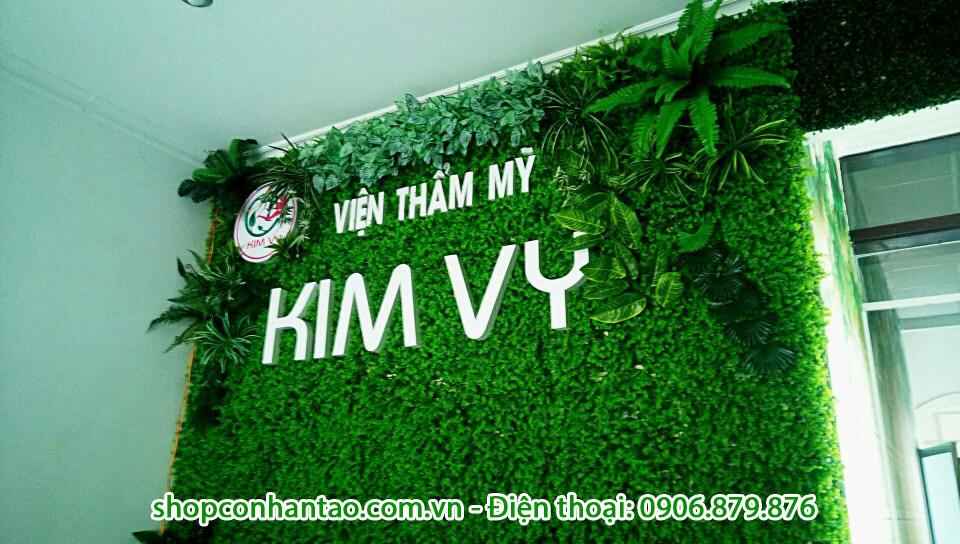 Thi công tường cây giả tại hồ chí minh