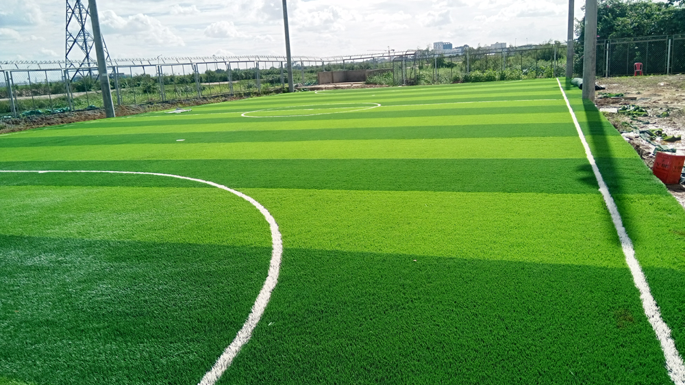 Thi công cỏ nhân tạo sân bóng đá gò vấp