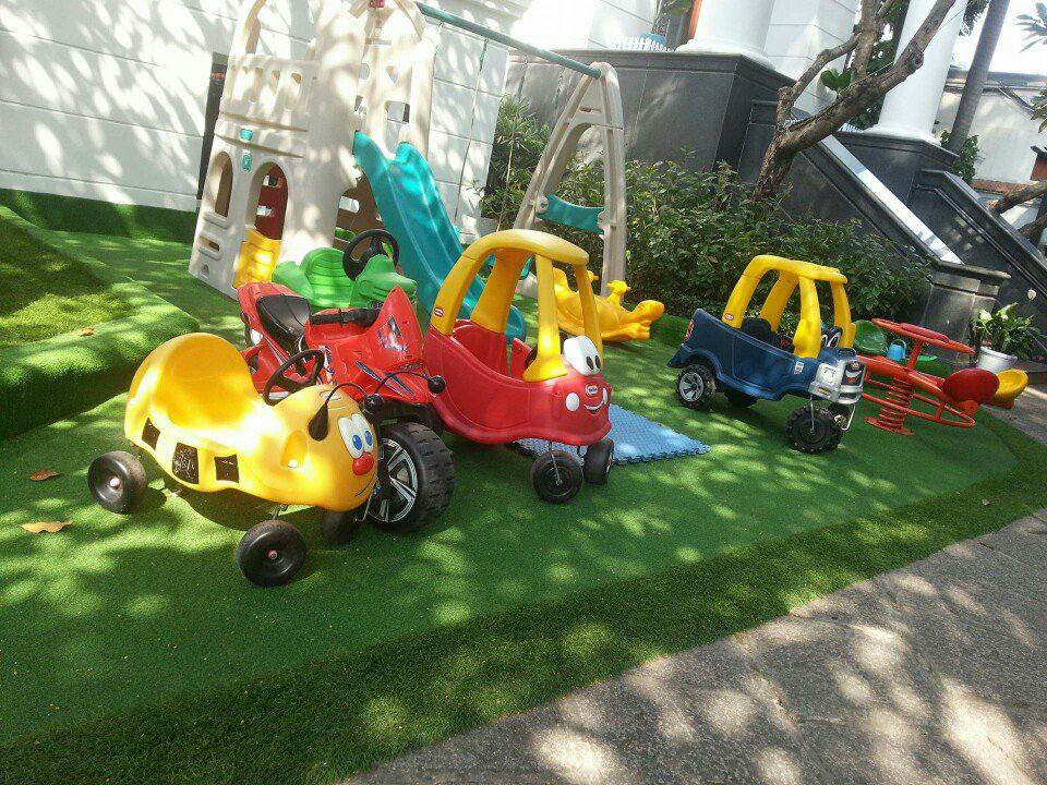 Cỏ nhân tạo lót trường mầm non