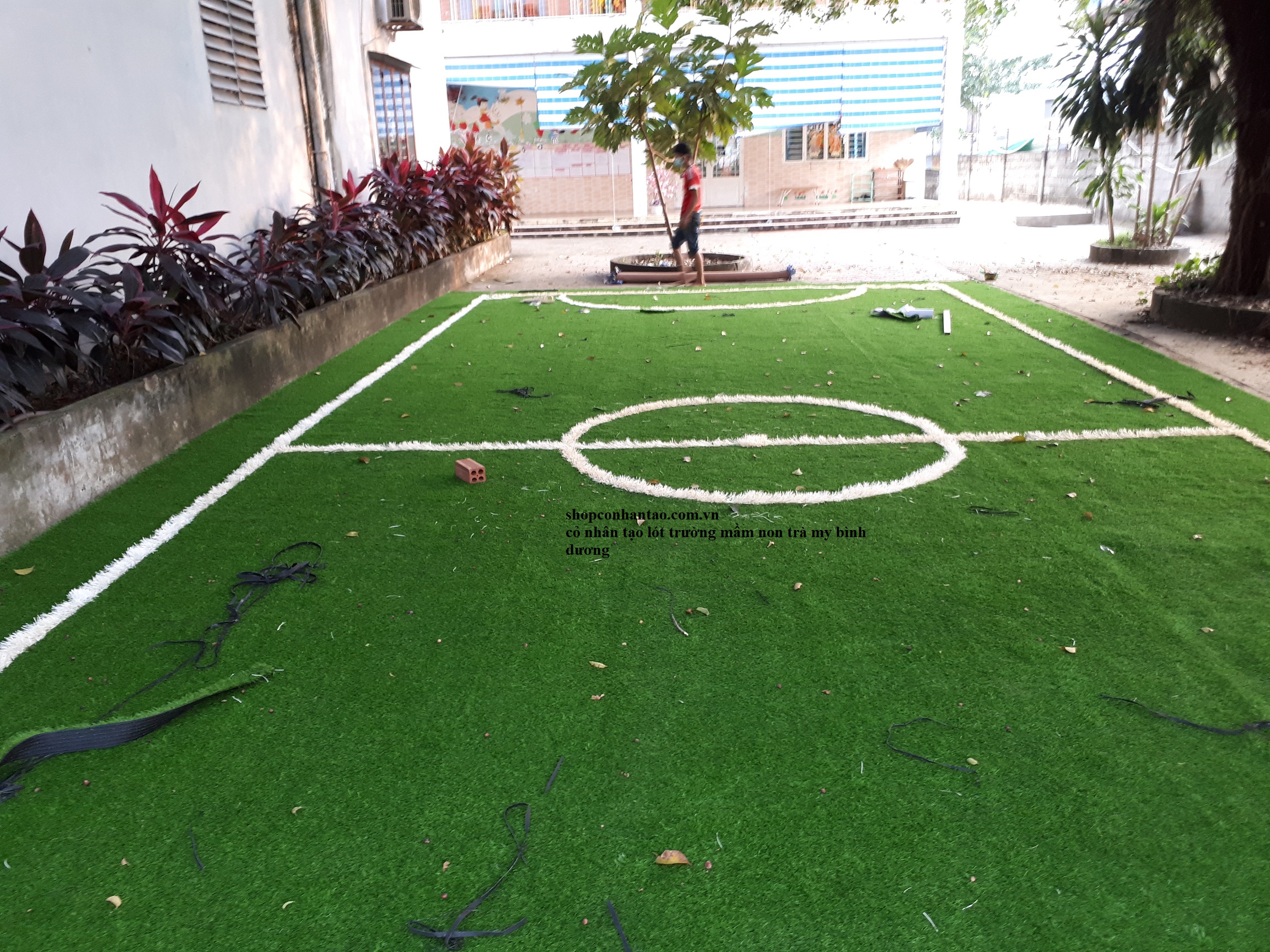 Địa chỉ bán cỏ nhân tạo tại daklak, thi công cỏ nhân tạo sân bóng đá mini tại daklak